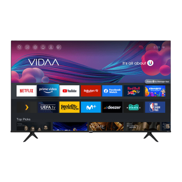 Televizor Hisense 43A6BG 43" / / 4K / Smart TV / Black photo 1