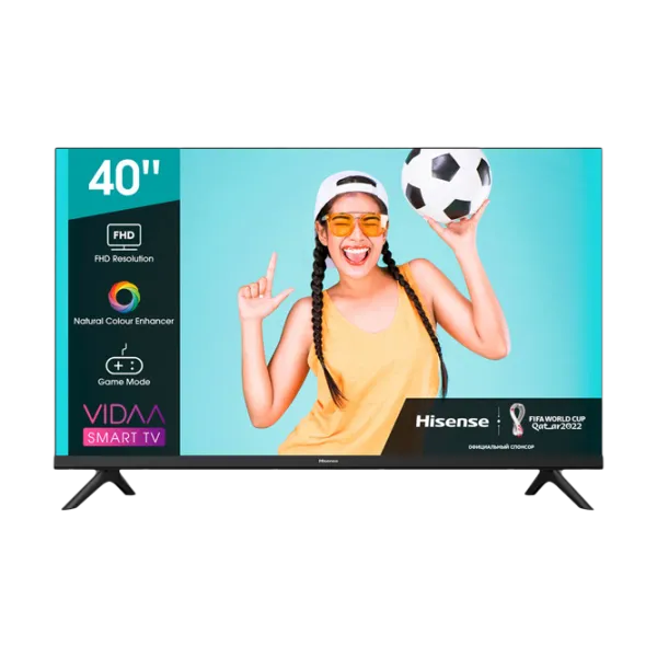 Televizor Hisense 40A4BG 40" / LED / Full HD / Smart TV / Black photo 1