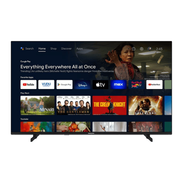 Телевизор Daewoo 55DM82UAQ  55" / QLED / 4K / Smart TV / Черный photo 1