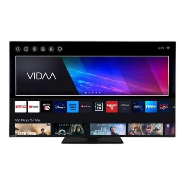 Телевизор Toshiba 55QV3463DG 55" / QLED / 4K / Smart TV / Черный photo 1