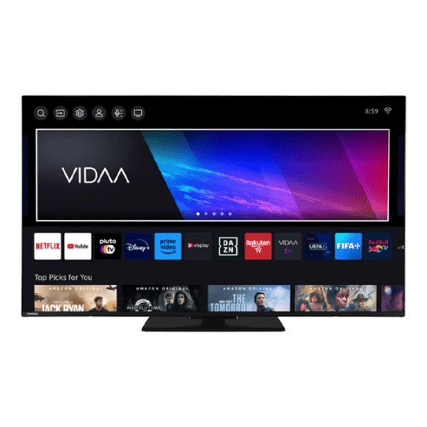 Телевизор Toshiba 55QV3463DG 55" / QLED / 4K / Smart TV / Черный photo 1
