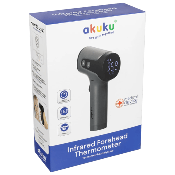 Termometru pentru copii Akuku A0693 Frunte / Gray photo 5 Termometru pentru copii Akuku A0693 Frunte / Gray photo 5