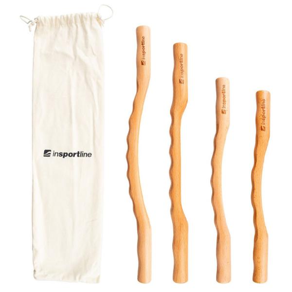 Механическии массажор Insportline Jarosa Коричневый / Дерево photo 2