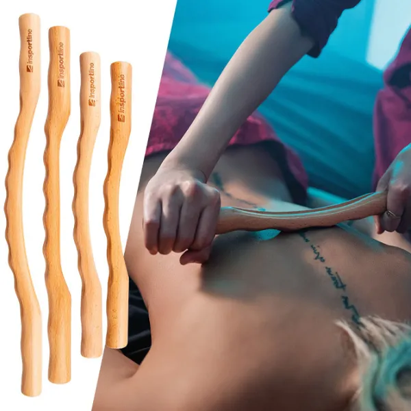 Механическии массажор Insportline Jarosa Коричневый / Дерево photo 3