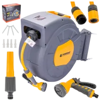 Tambur pentru furtun Powermat PM-ABNW-35M Gray / 35 m photo 5