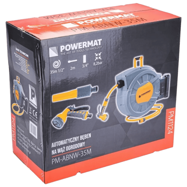 Tambur pentru furtun Powermat PM-ABNW-35M Gray / 35 m  photo 6 Tambur pentru furtun Powermat PM-ABNW-35M Gray / 35 m  photo 6