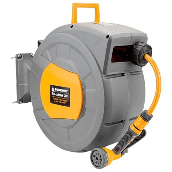 Tambur pentru furtun Powermat PM-ABNW-20M Gray / 2 m photo 1 Tambur pentru furtun Powermat PM-ABNW-20M Gray / 2 m photo 1