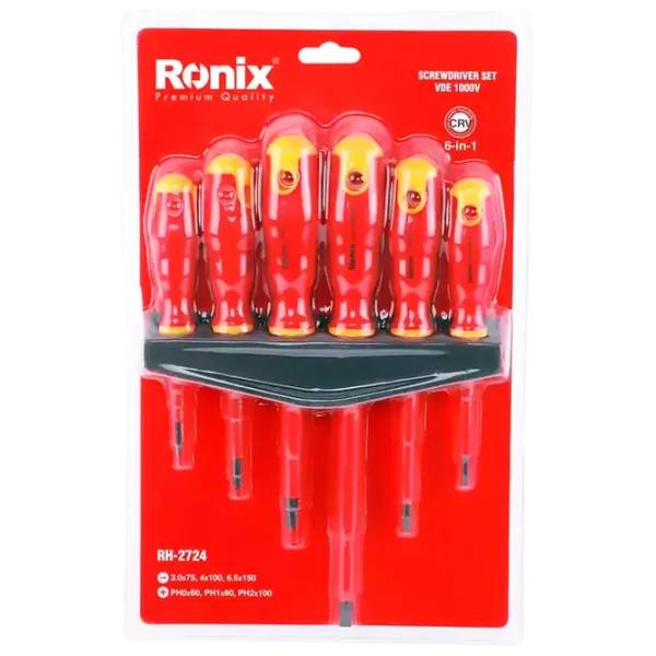 Набор отвёрток Ronix RH-2724 Количество в наборе: 6 photo 4