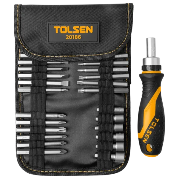 Набор отвёрток Tolsen 20186 Количество в наборе: 26 photo 1
