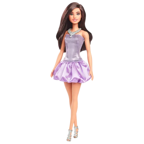 Кукла Barbie Fashionista in a purple dress HYT92 модель / 3+ photo 1