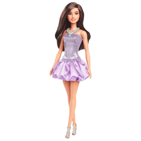 Кукла Barbie Fashionista in a purple dress HYT92 модель / 3+ photo 1
