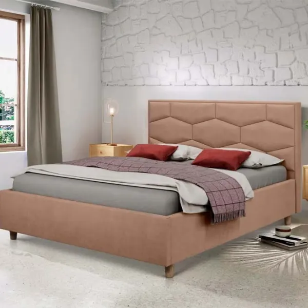 Pat Crinela Solomia Modern Velluto 03 180 x 200 cm / Placaj / Dark Beige photo 5