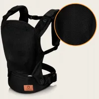 Marsupiu pentru copii Lionelo Margareet Air (LN.226765) 20 kg / Black photo 6