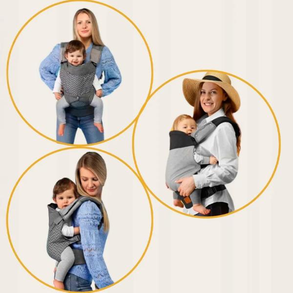 Marsupiu pentru copii Lionelo Margareet Air (LN.226765) 20 kg / Black photo 7