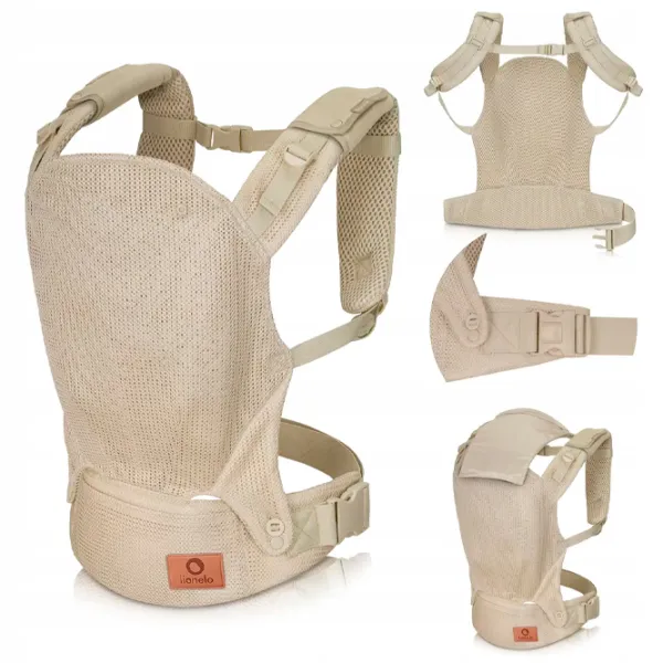 Marsupiu pentru copii Lionelo Margareet Air (LN.226766) 20 kg / Beige photo 2