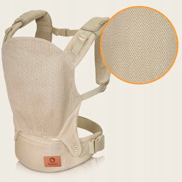 Marsupiu pentru copii Lionelo Margareet Air (LN.226766) 20 kg / Beige photo 6