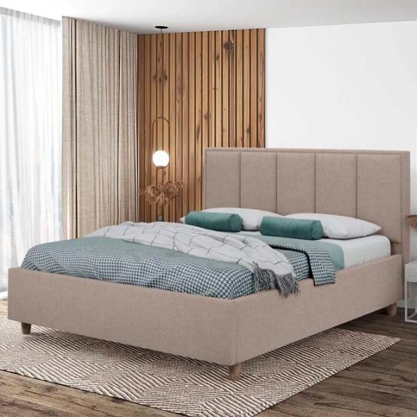 Кровать Crinela Stenli Modern Glow 04 160 x 200 см / Фанера / Капучино photo 5