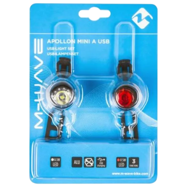 Фонарик Messingschlager M-WAVE Apollon Mini Черный  photo 3