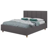 Кровать Crinela Stenli Modern Glow 19 140 x 200 см / Фанера / Антрацит