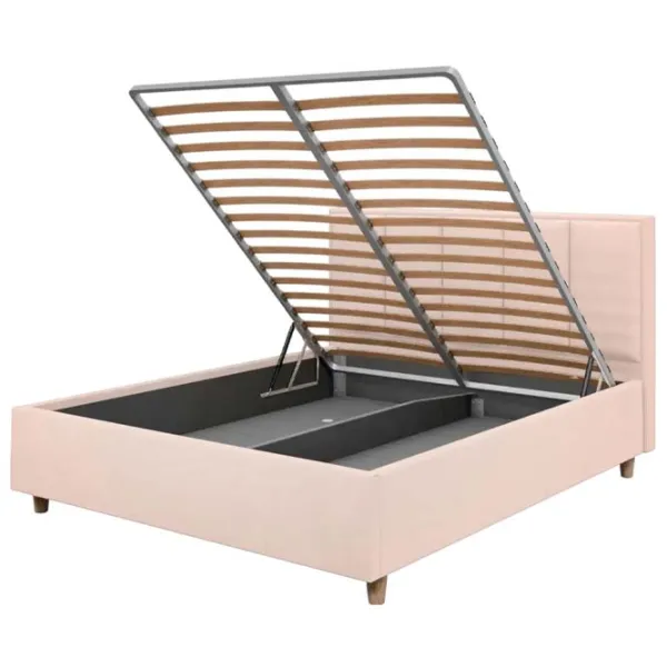 Pat Crinela Stenli Modern Velluto 02 180 x 200 cm / Placaj / Beige photo 2 Pat Crinela Stenli Modern Velluto 02 180 x 200 cm / Placaj / Beige photo 2