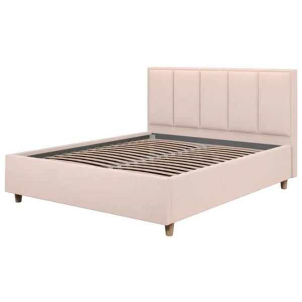 Pat Crinela Stenli Modern Velluto 02 180 x 200 cm / Placaj / Beige photo 3 Pat Crinela Stenli Modern Velluto 02 180 x 200 cm / Placaj / Beige photo 3