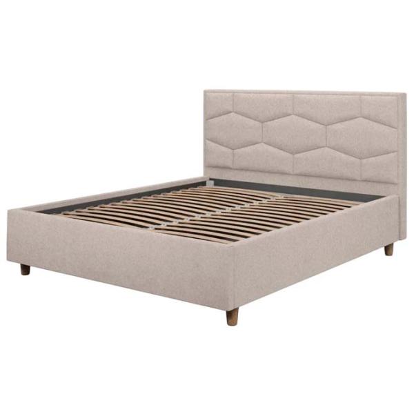 Кровать Crinela Solomia Modern Glow 03 140 x 200 см / Фанера / Бежевый photo 2