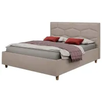 Кровать Crinela Solomia Modern Glow 04 140 x 200 см / Фанера / Капучино