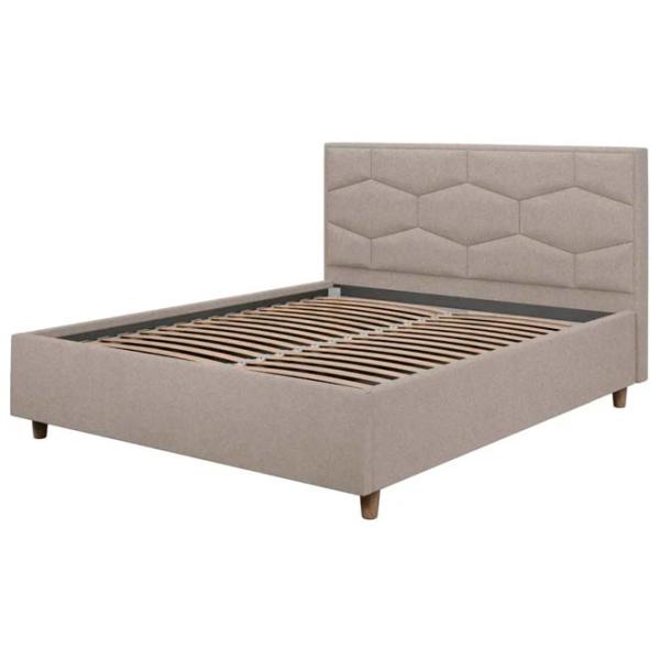 Кровать Crinela Solomia Modern Glow 04 140 x 200 см / Фанера / Капучино photo 2