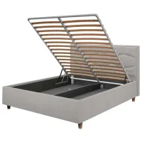 Кровать Crinela Solomia Modern Glow 15 140 x 200 см / Фанера / Светло Серый photo 3