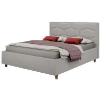 Кровать Crinela Solomia Modern Glow 15 160 x 200 см / Фанера / Светло Серый