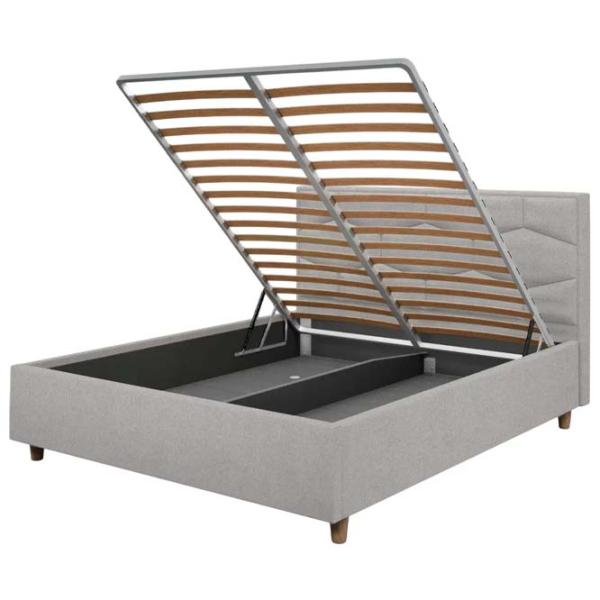 Кровать Crinela Solomia Modern Glow 15 160 x 200 см / Фанера / Светло Серый photo 2