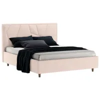 Кровать Crinela Seul Modern Velluto 02 180 x 200 см / Фанера / Бежевый