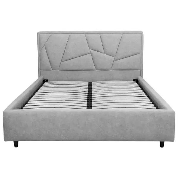 Кровать Crinela Seul Modern Velluto 15 180 x 200 см / Фанера / Серебристо-серый photo 2 Кровать Crinela Seul Modern Velluto 15 180 x 200 см / Фанера / Серебристо-серый photo 2