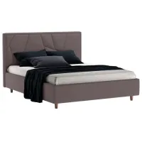 Кровать Crinela Seul Modern Velluto 16 180 x 200 см / Фанера / Серый