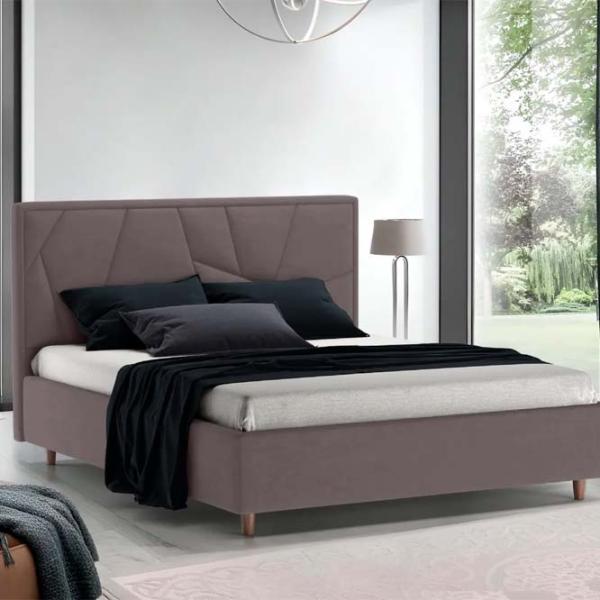 Кровать Crinela Seul Modern Velluto 16 180 x 200 см / Фанера / Серый photo 2