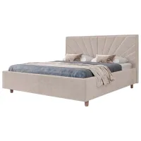 Кровать Crinela Sunny Modern Glow 03 180 x 200 см / Фанера / Бежевый