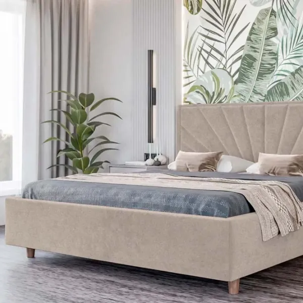 Кровать Crinela Sunny Modern Glow 04 180 x 200 см / Фанера / Капучино photo 4