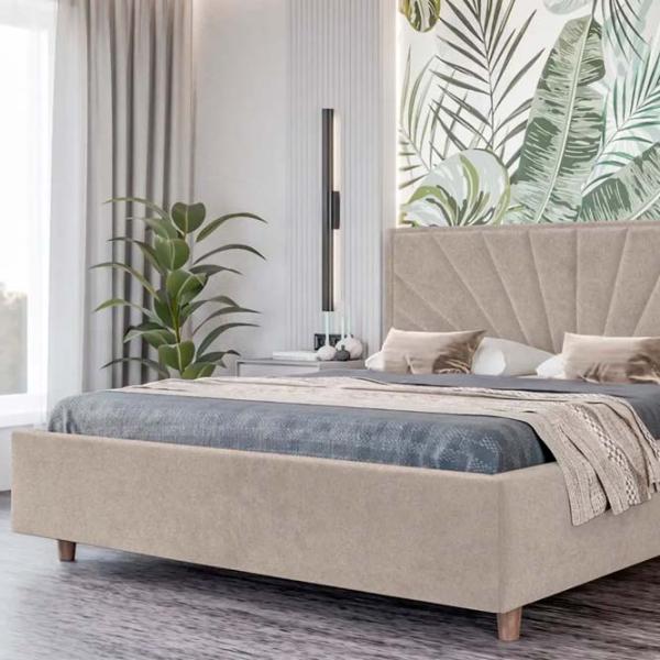 Кровать Crinela Sunny Modern Glow 04 180 x 200 см / Фанера / Капучино photo 4