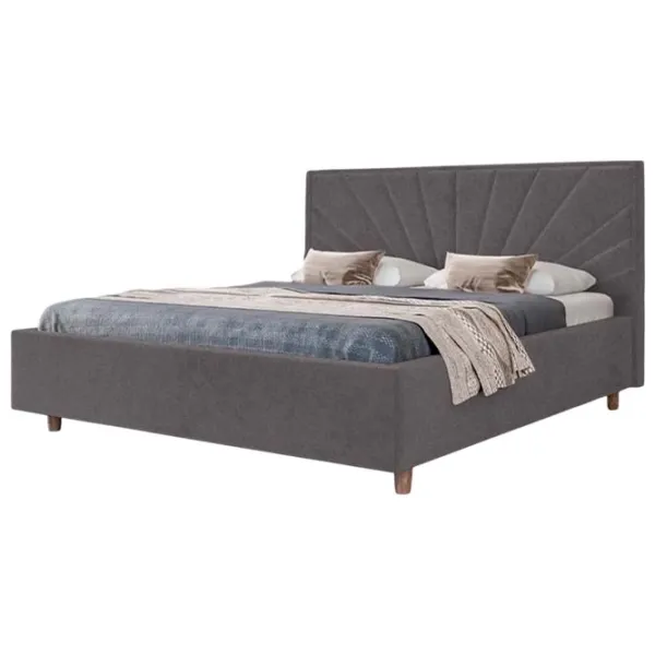 Кровать Crinela Sunny Modern Glow 19 140 x 200 см / Фанера / Антрацит photo 1