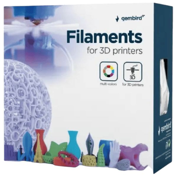 Filament Gembird 3DP-PLA1.75GE-01-W White photo 2