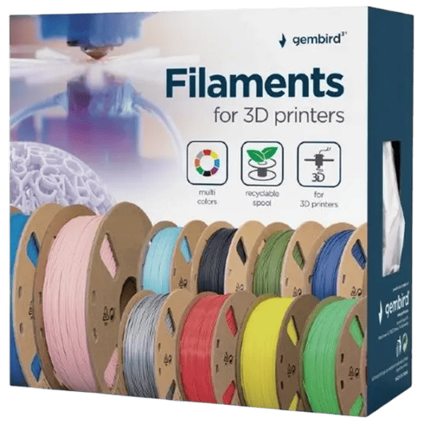 Filament Gembird 3DP-PLA1.75-02-MAR White photo 3 Filament Gembird 3DP-PLA1.75-02-MAR White photo 3