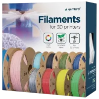 Filament Gembird 3DP-PLA1.75-02-MAR White photo 3