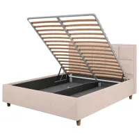 Кровать Crinela Tatiana Modern Velluto 02 160 x 200 см / Фанера / Бежевый photo 2