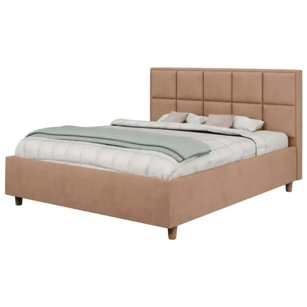 Pat Crinela Tatiana Modern Velluto 03 160 x 200 cm / Placaj / Dark Beige photo 1