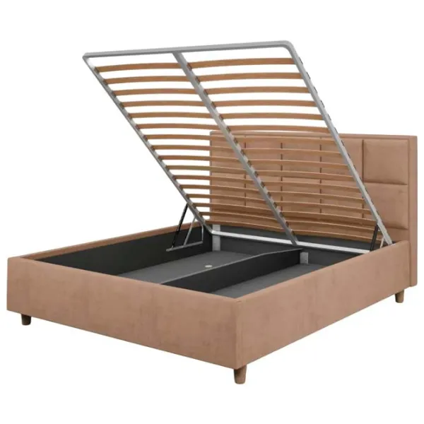 Pat Crinela Tatiana Modern Velluto 03 180 x 200 cm / Placaj / Dark Beige photo 4 Pat Crinela Tatiana Modern Velluto 03 180 x 200 cm / Placaj / Dark Beige photo 4