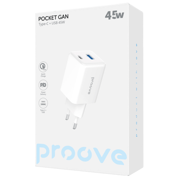 Încărcător de rețea Proove Pure Max 2.25 A / White photo 3