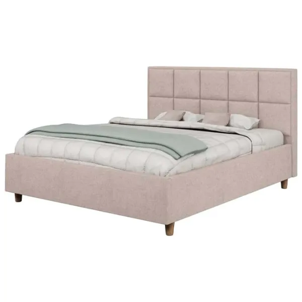 Кровать Crinela Tatiana Modern Glow 03 140 x 200 см / Фанера / Бежевый photo 1