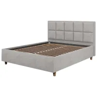 Кровать Crinela Tatiana Modern Glow 15 160 x 200 см / Фанера / Светло Серый photo 3