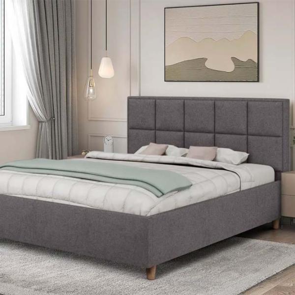 Кровать Crinela Tatiana Modern Glow 19 160 x 200 см / Фанера / Антрацит photo 4