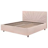 Кровать Crinela Sunny Modern Velluto 02 180 x 200 см / Фанера / Бежевый photo 2